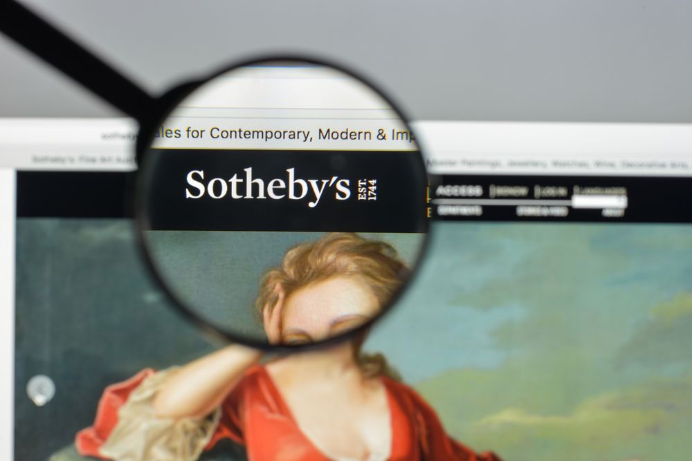 Milan,,Italy,-,August,10,,2017:,Sotheby's,Website.,It,Is