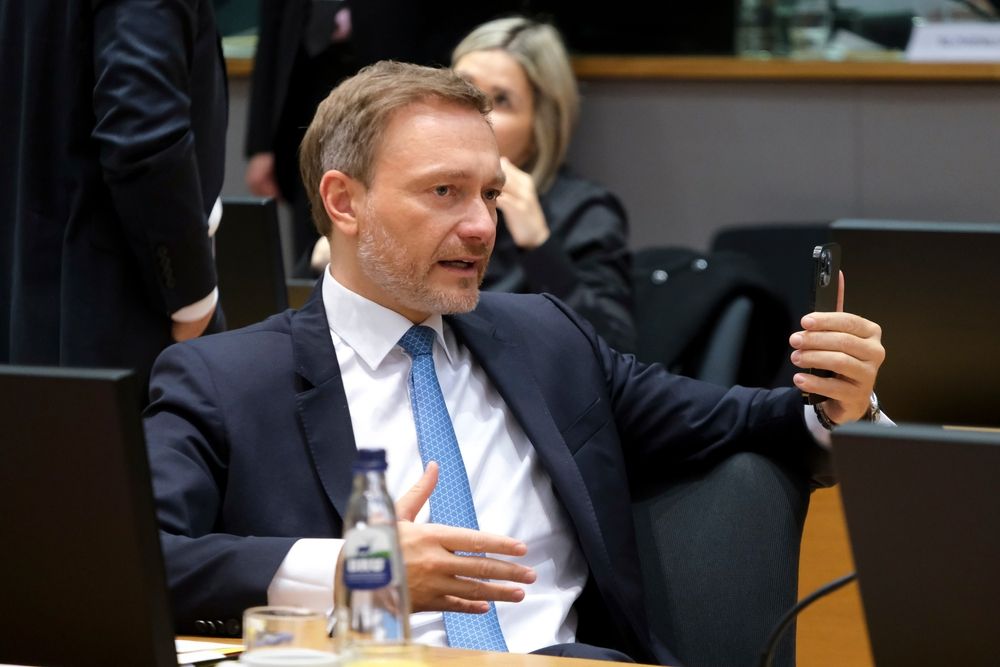 German,Finance,Minister,Christian,Lindner,At,The,Start,Of,The