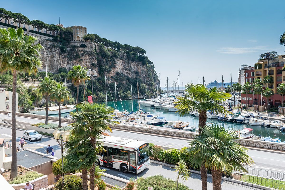 Fontvieille,,Monaco,-,May,25,,2015:,A,View,Of,Fontvieille,