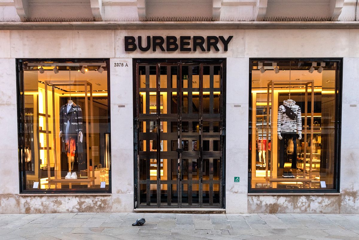 Fashion Brand Store Closed In Venice
The Burberry store in Venice, Italy on March 21, 2020 close to S.Mark Square. All the major high fashion brand stores in Venice around S.Mark square are closed due to the Coronavirus Emergency. (Photo by Giacomo Cosua/NurPhoto) (Photo by Giacomo Cosua / NurPhoto / NurPhoto via AFP)