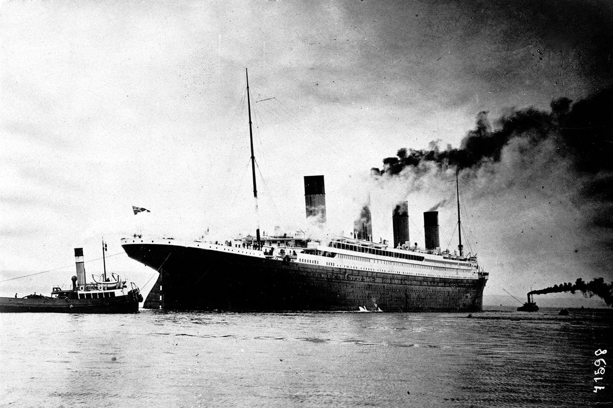 TitanicThe "Titnic", British steamship of the White Star Line. 1912. (Photo by Maurice-Louis Branger / Maurice-Louis Branger / Roger-Viollet via AFP)