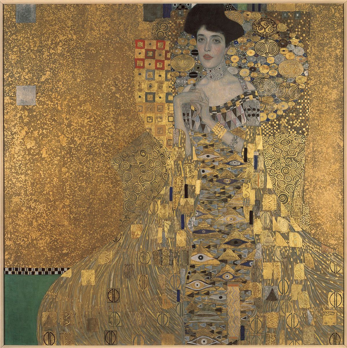Gustav Klimt: Adele Bloch-Bauer I portréja (1907).