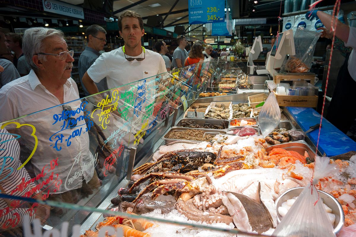 The Torvehallerne Market In Copenhagen
The Torvehallerne market in Copenhagen, is the largest food market in the city. Every week more than 60,000 people visit it, and you can find from r fish, coffees and fresh products of the highest quality. Copenhagen, August 18, 2019 Denmark. (Photo by Oscar Gonzalez/NurPhoto) (Photo by Oscar Gonzalez / NurPhoto / NurPhoto via AFP)