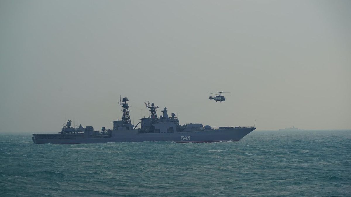 -RUSSIA-JOINT NAVAL EXERCISE (CN)