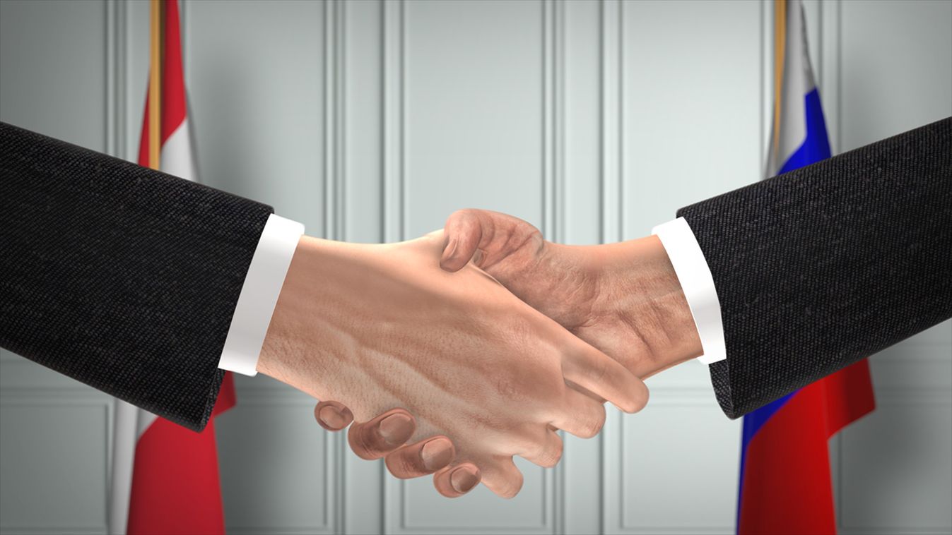 Austria,And,Russia,Deal,Handshake,,Politics,3d,Illustration.,Official,Meeting