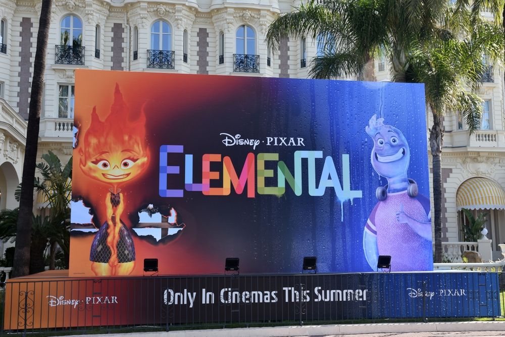 Cannes,,France-may,27:,Advertising,Decor,For,The,Film,Elemental,Shown