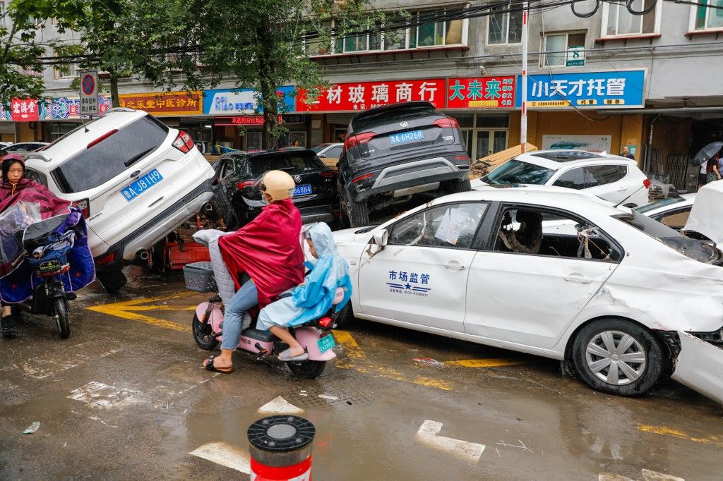 Rainstorm Hit Jinan, China