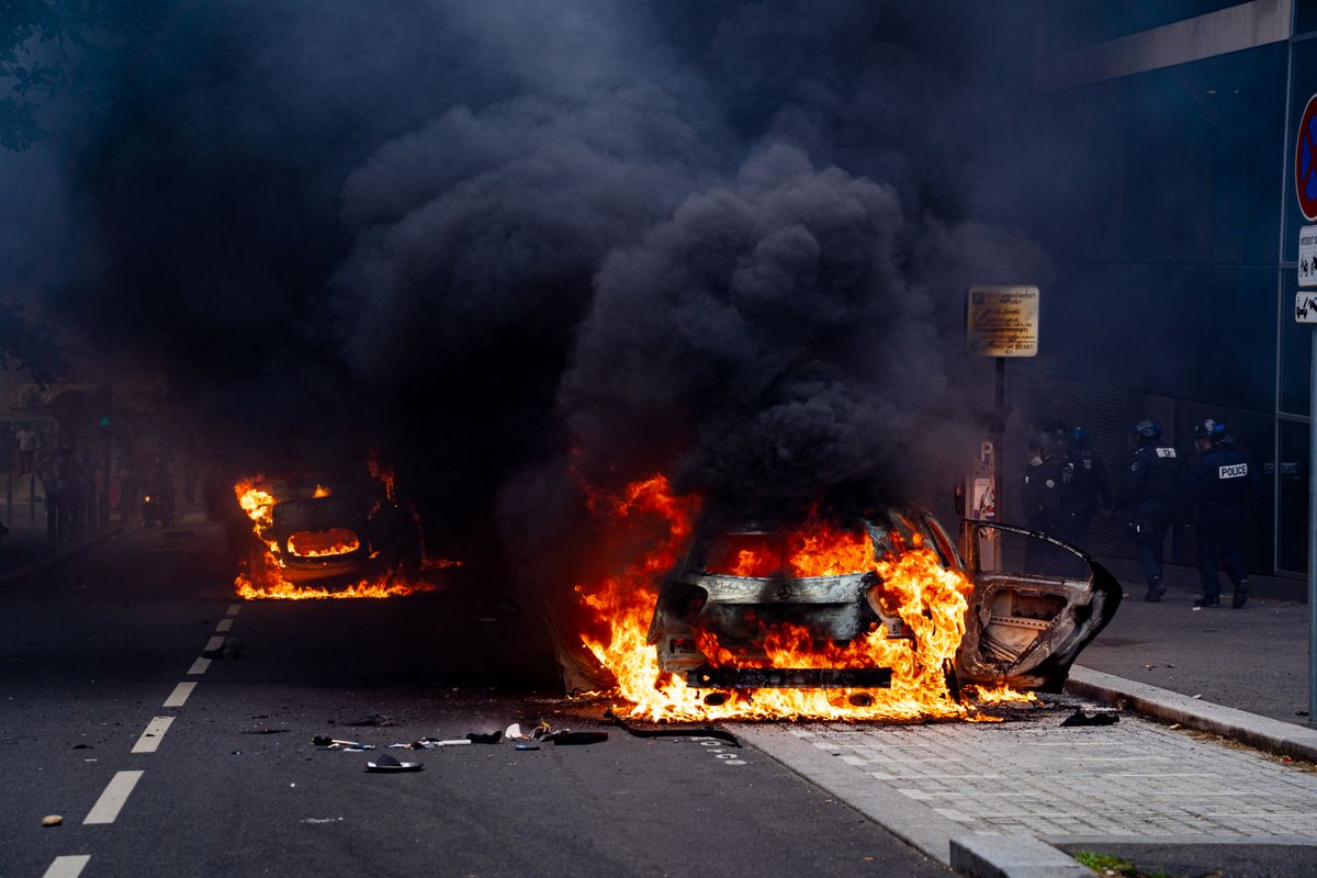 FRANCE - WHITE MARCH FOLLOWING THE DEATH OF NAHEL - NANTERRE - JUNE 29 2023