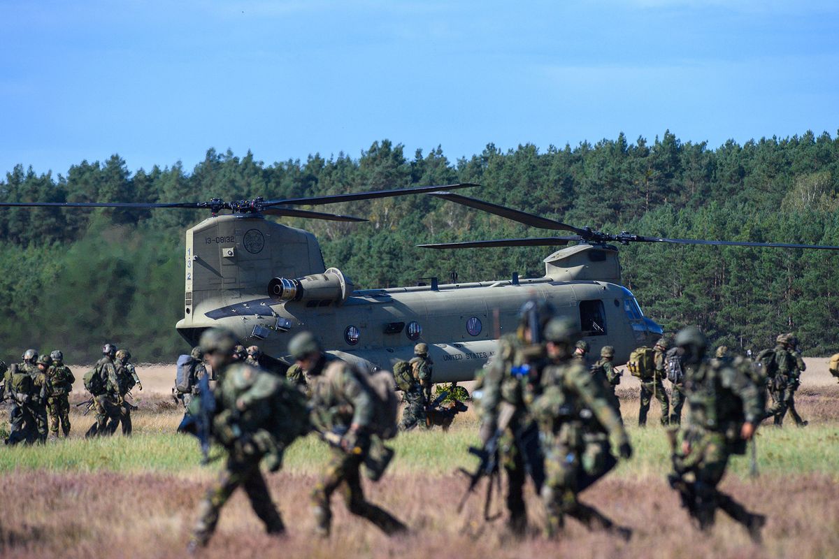 Exercise Green Griffin of the Division Fast Forces