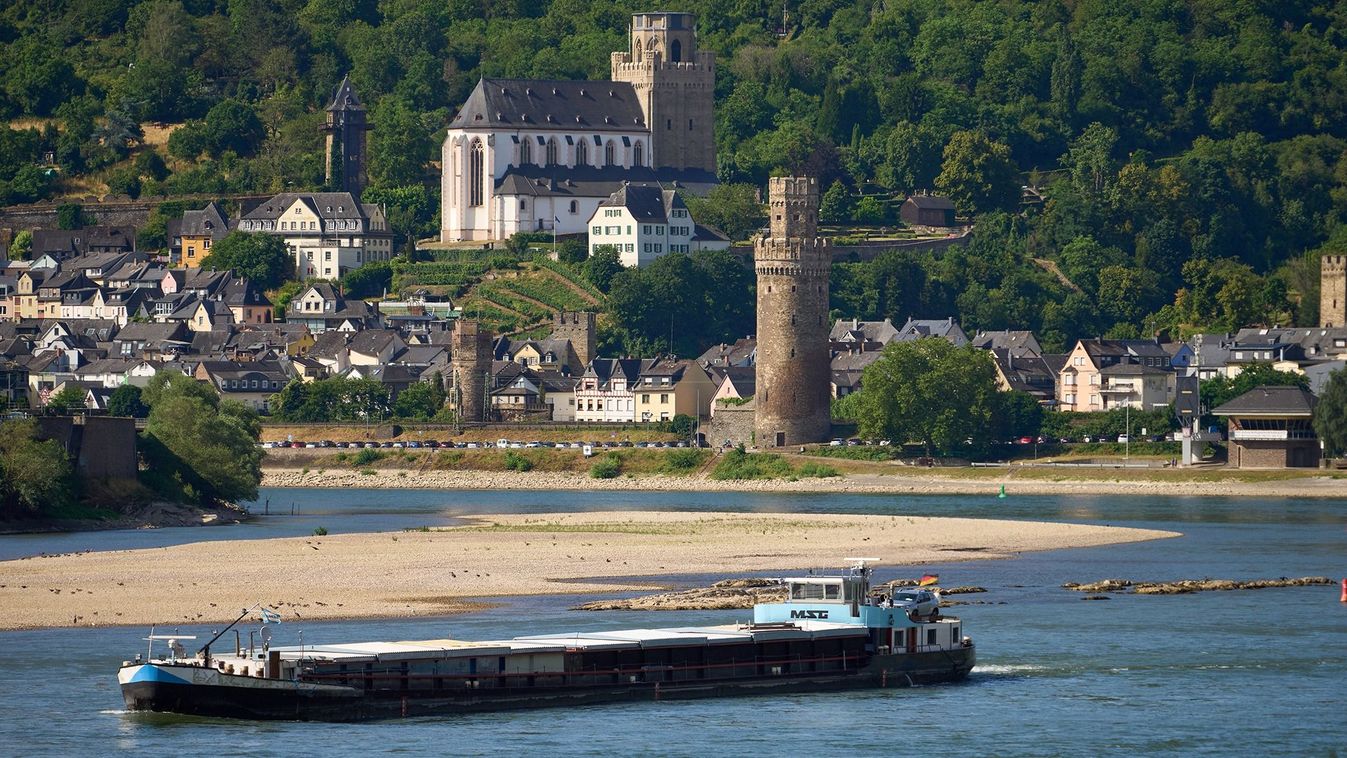 Low water on the Middle Rhine