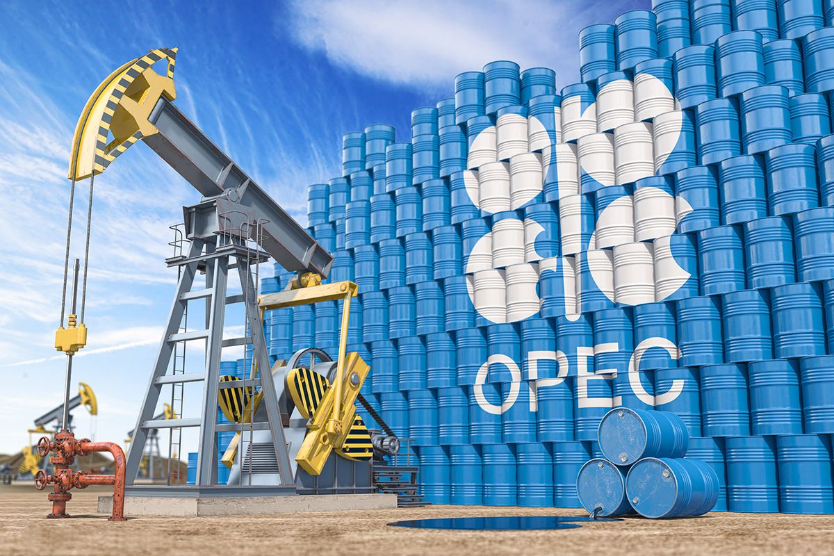 Opec,Organization,Of,The,Petroleum,Exporting,Countries.,Oil,Pump,Jack