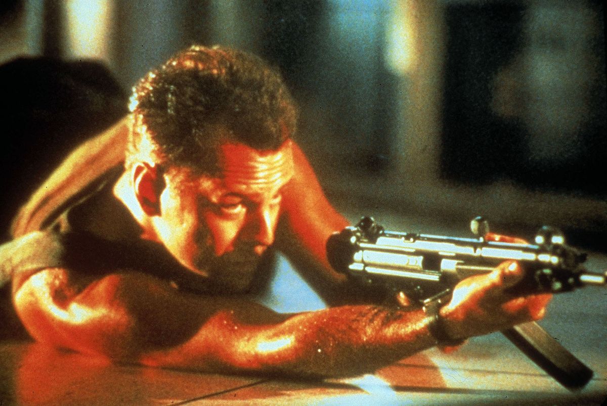 'Die Hard' Movie Stills
Jul 15, 1988; Los Angeles, CA, USA; BRUCE WILLIS stars as John McClane in the action thriller 'Die Hard' directed by John McTiernan. Mandatory Credit: Photo by 20th Century Fox/ZUMA Press. (©) Copyright 1988 by Courtesy of 20th Century Fox