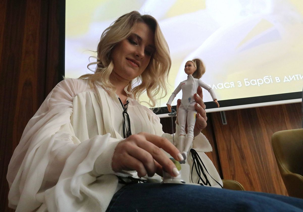 Ukrainian fencer Olga Kharlan becomes prototype for Barbie doll
