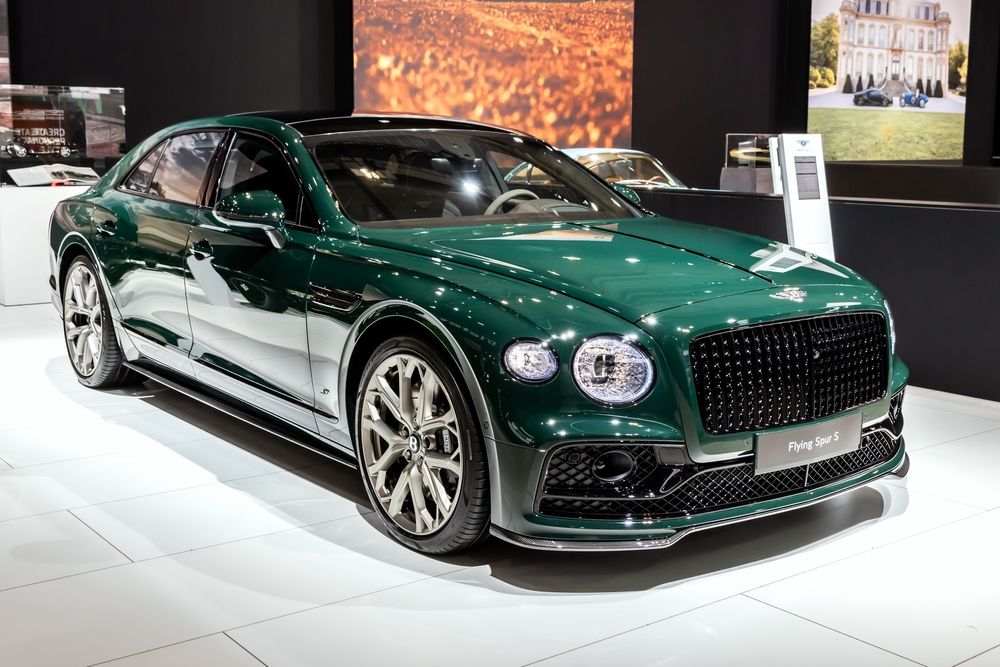 Bentley,Flying,Spur,S,Luxury,Sedan,Car,At,The,Brussels