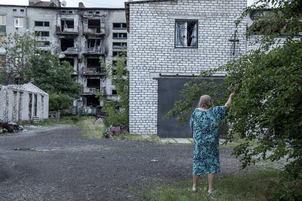 Traces of war in Ukraine's Donetsk Oblast