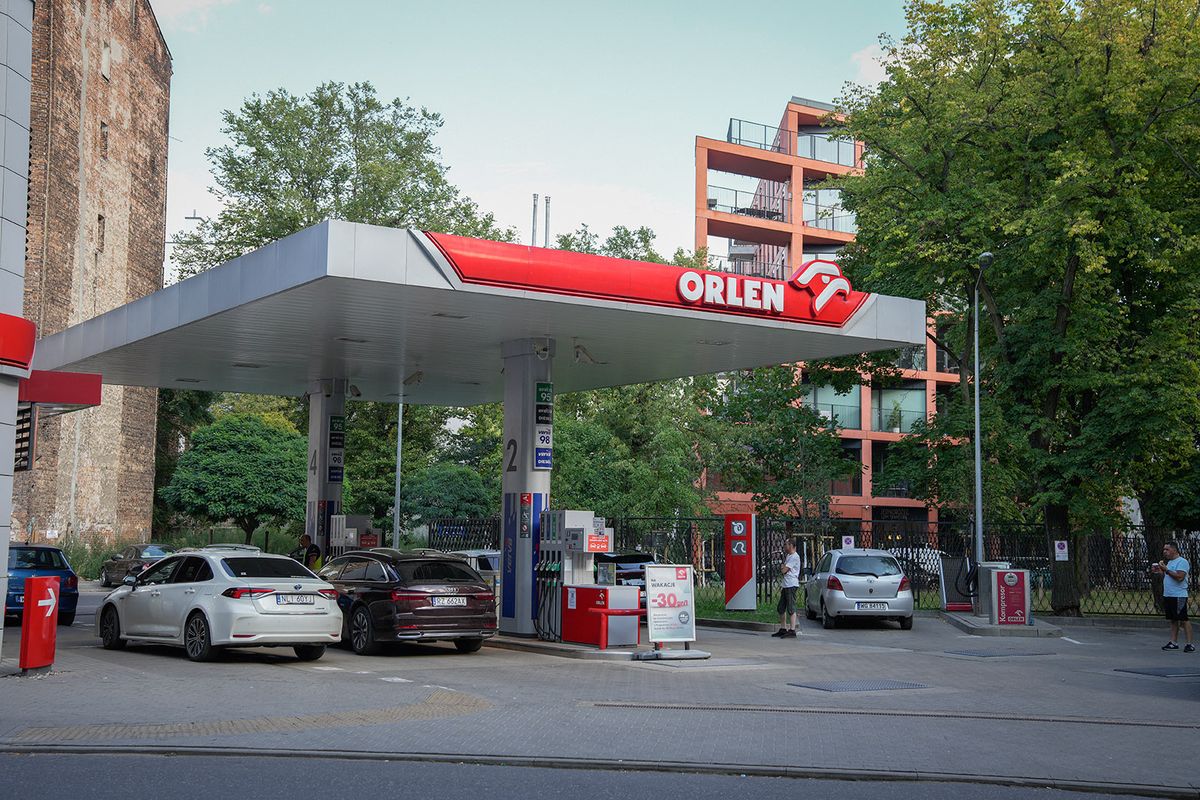 Daily Life In Warsaw
An Orlen gas station is seen in the Praga district in Warsaw, Poland on 26 August, 2022. (Photo by STR/NurPhoto) (Photo by NurPhoto / NurPhoto via AFP)