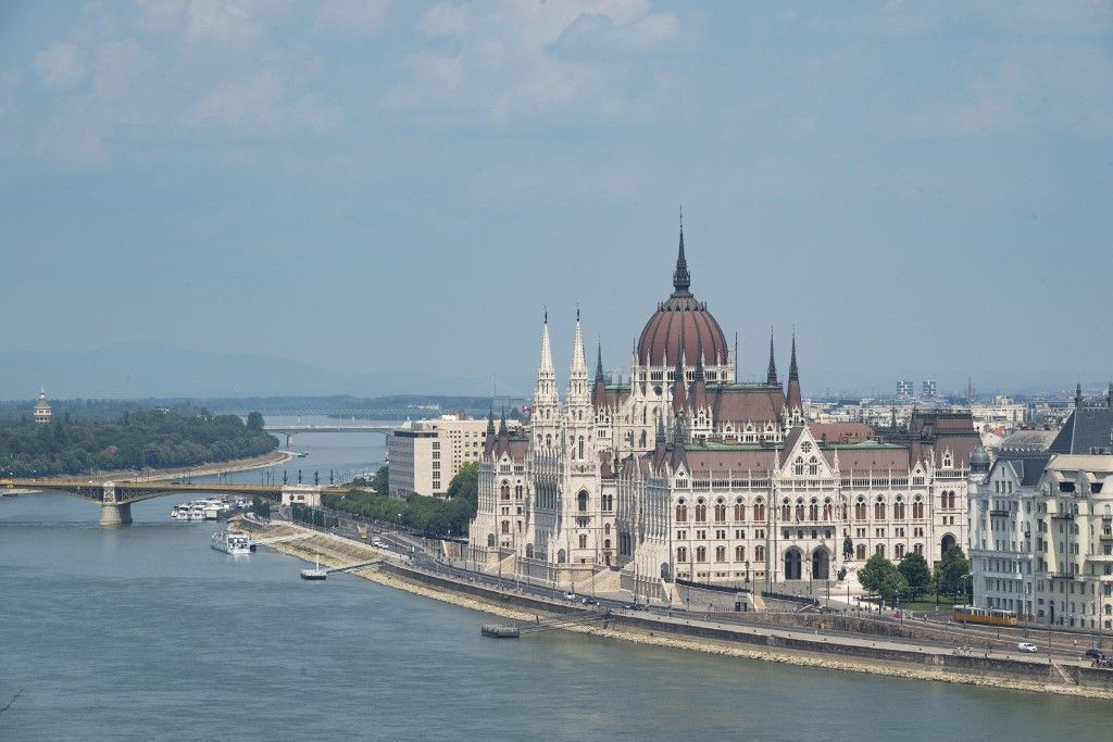 Budapest Skyline With Parliament Building