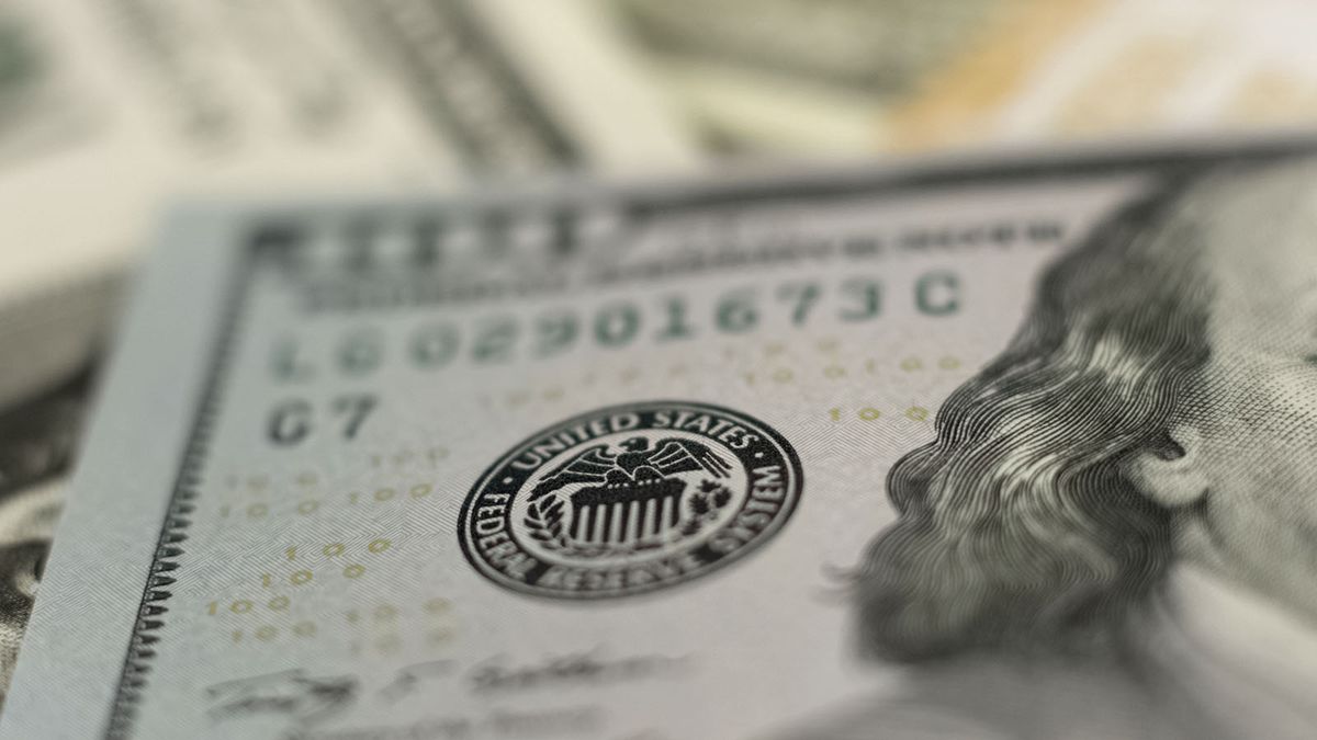 United,States,Bank,Seal,On,Dollar,Banknote,Close-up,,World,Economy,
United States bank seal on dollar banknote close-up, world economy, finance