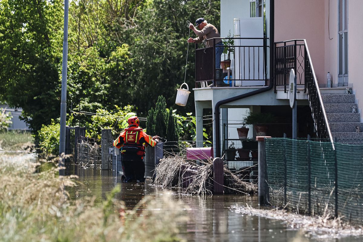Flood Damages In Conselice In Emilia Romagna