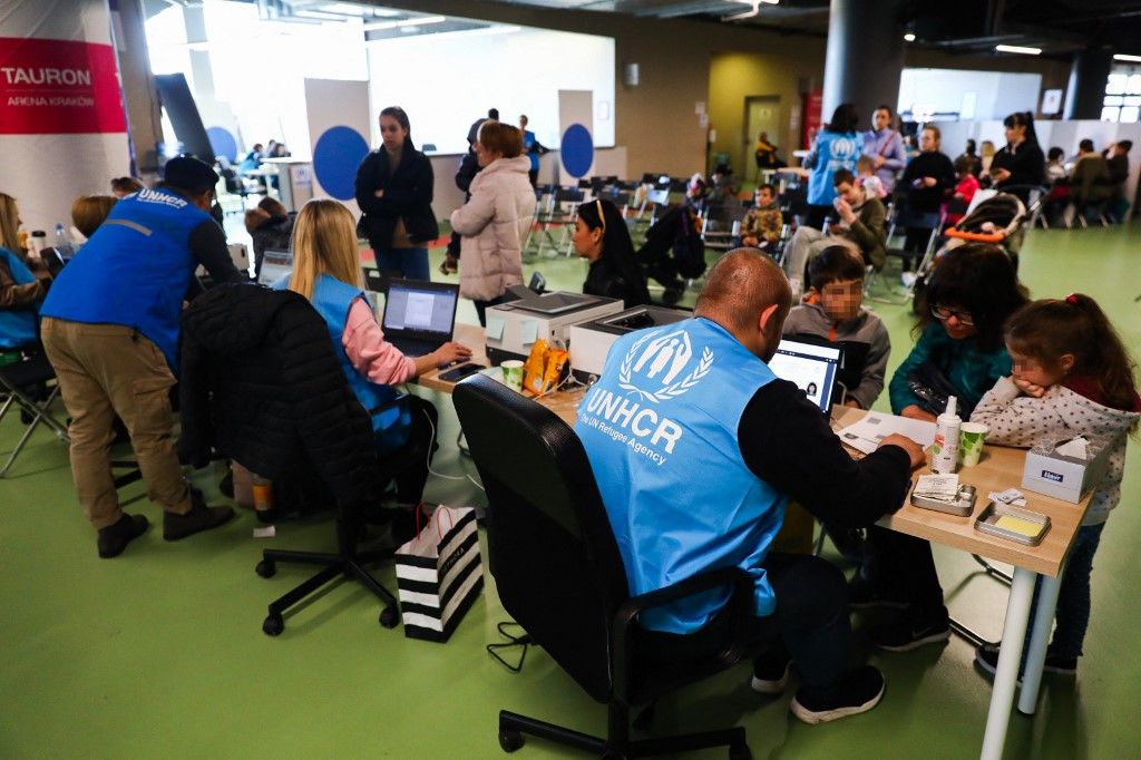 UNHCR Assistance Centre For Ukrainian Refugees In Poland