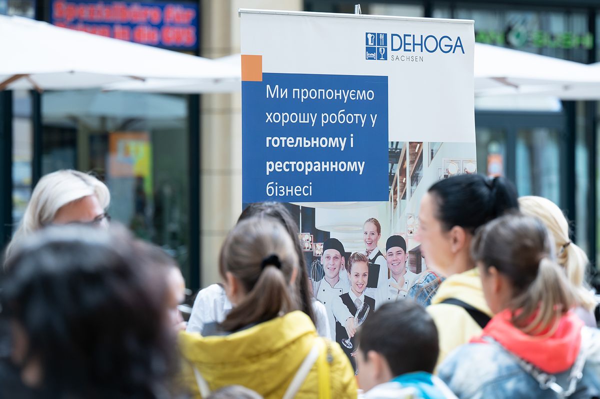 Job fair for Ukrainian refugees