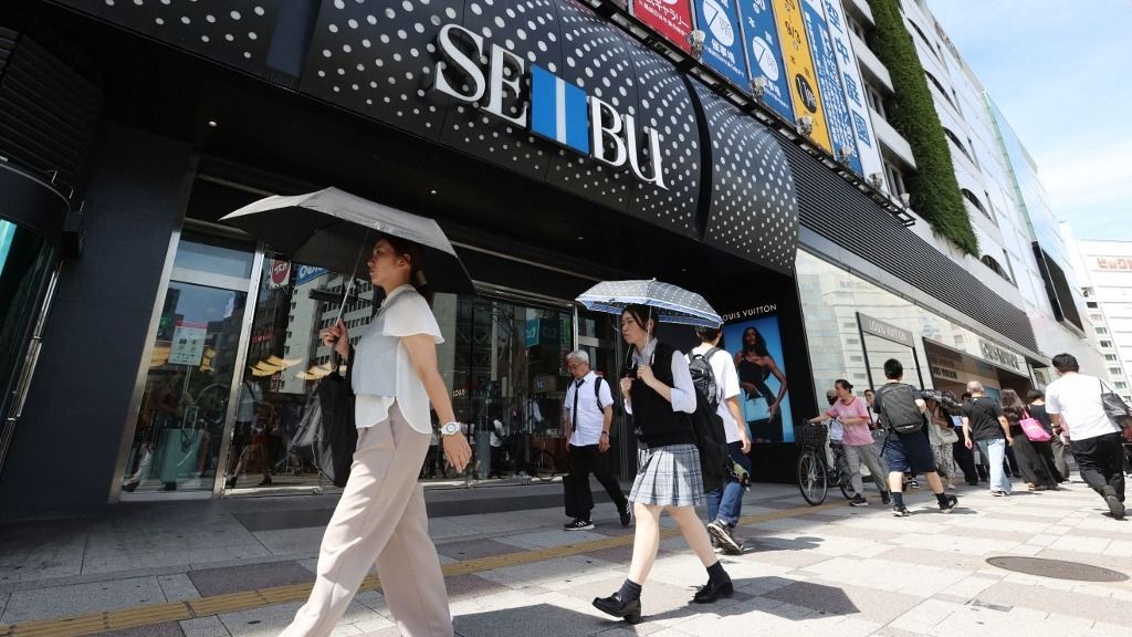 Sogo & Seibu to wage strike over its sale
A photo shows  Sogo & Seibu department store in Toshima Ward, Tokyo on Aug. 30, 2023. The labor union of a major department store operator plans to wave a strike over its sale to a U.S. investment manager on August 31.  ( The Yomiuri Shimbun ) (Photo by Ryoichiro Kida / Yomiuri / The Yomiuri Shimbun via AFP)