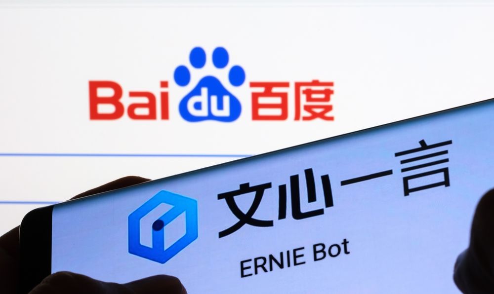 Ernie,Ai,Bot,Logo,Seen,On,Smartphone,Screen,And,Baidu