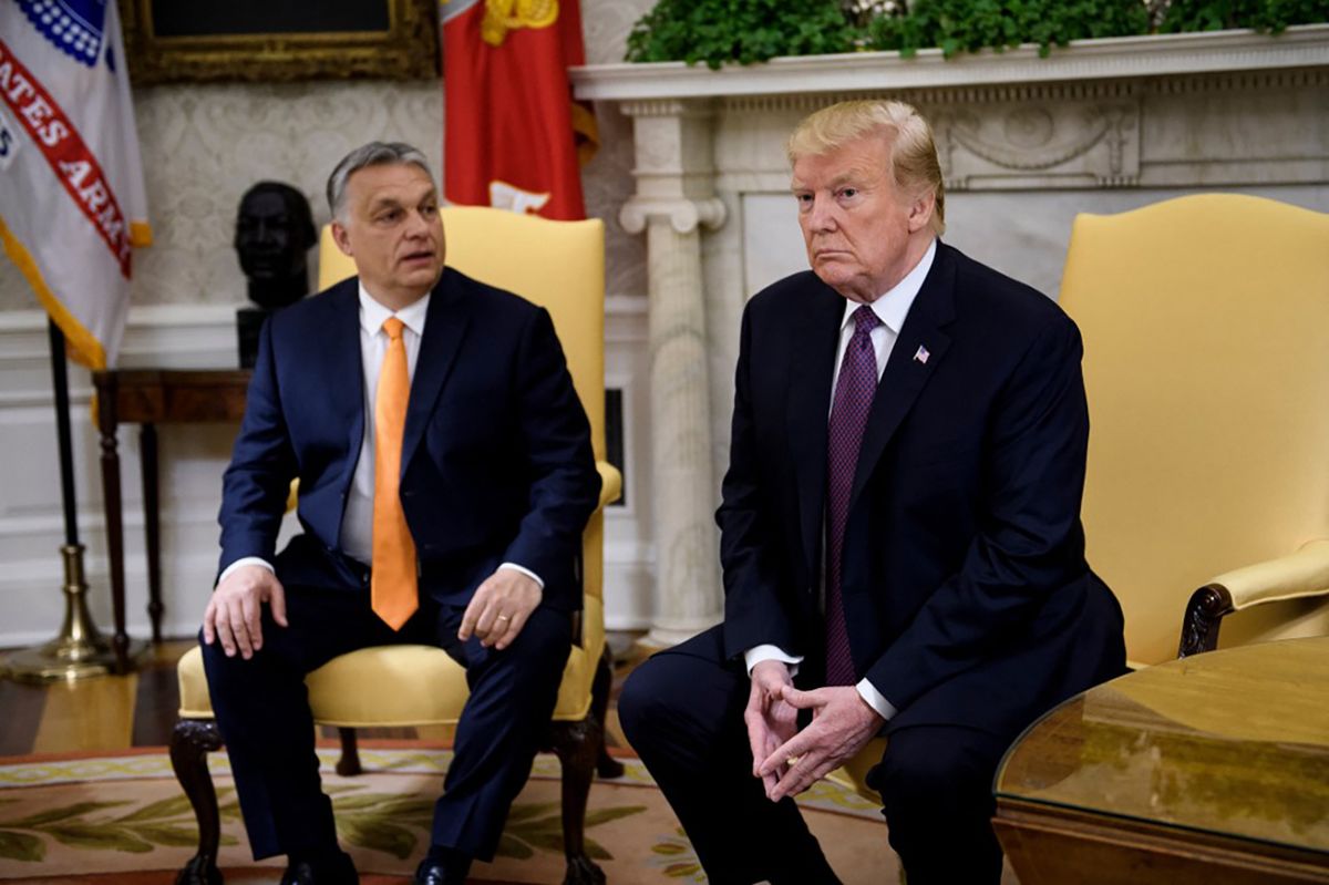 Trump hosts Hungarian Prime Minister Viktor OrbanUS-HUNGARY-POLITICS-TRUMP-ORBAN-diplomacyHungary's Prime Minister Viktor Orban and US President Donald Trump wait for a meeting in the Oval Office of the White House May 13, 2019, in Washington, DC. (Photo by Brendan Smialowski / AFP)