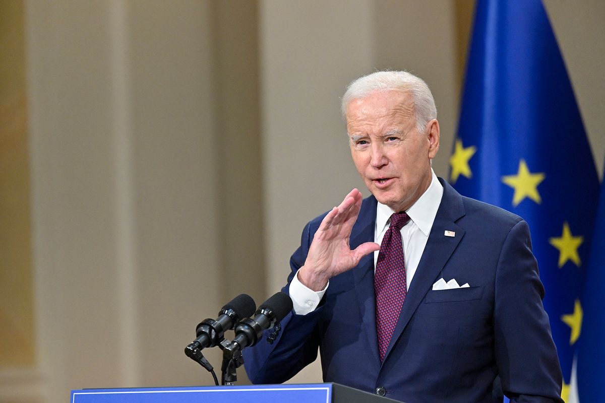 US NORDIC LEADERS SUMMIT
US President Joe Biden during a press conference at the US-Nordic Leaders' Summit Meeting at the Presidential Palace in Helsinki, Finland, July 13, 2023. Photo: Henrik Montgomery / TT / code 10060 (Photo by HENRIK MONTGOMERY / TT NEWS AGENCY / TT News Agency via AFP)