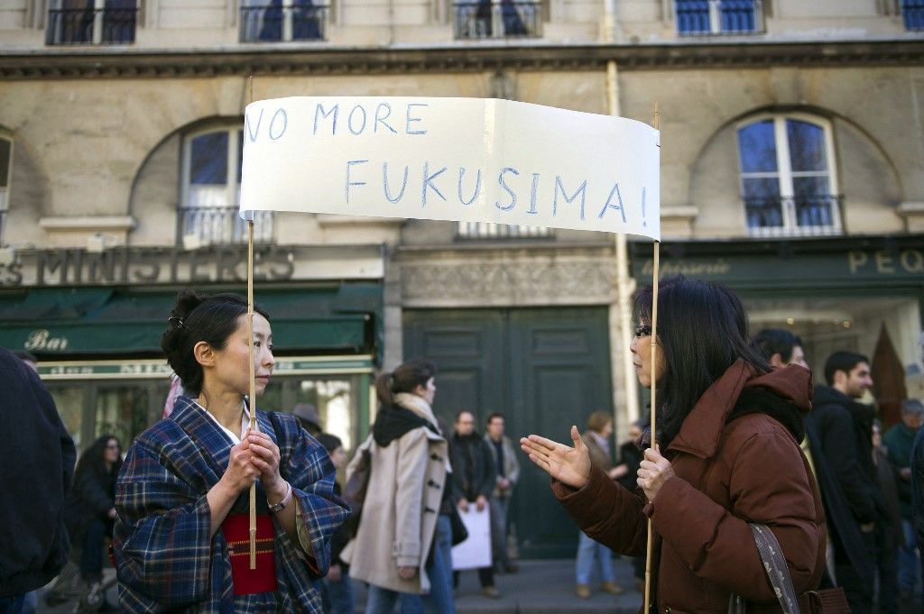 FRANCE-JAPAN-NUCLEAR-QUAKE-PROTEST