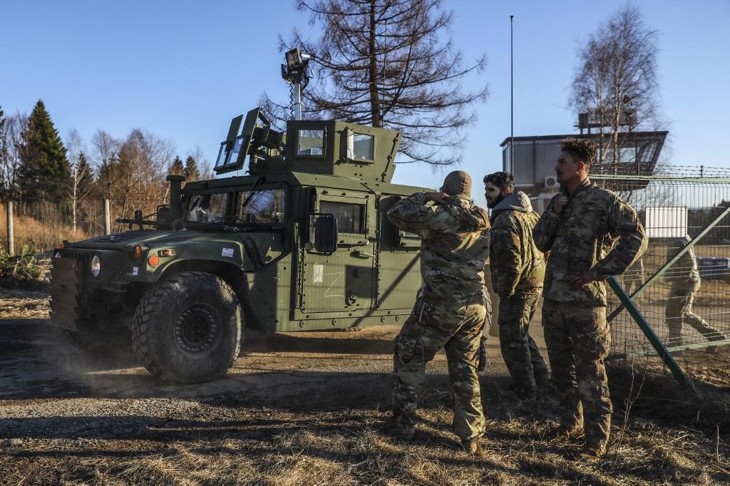 U.S. Military Base At Arlamow Airport In Poland