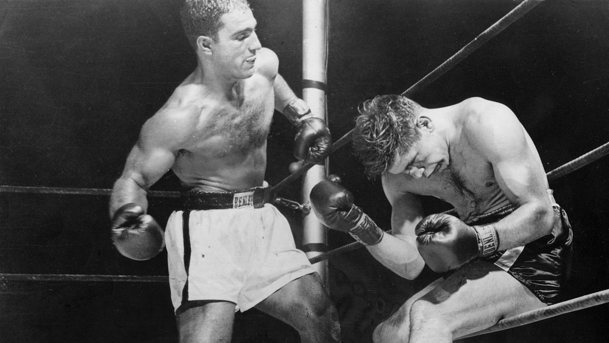 Rocky Marciano versus Roland La Starza, 1953.