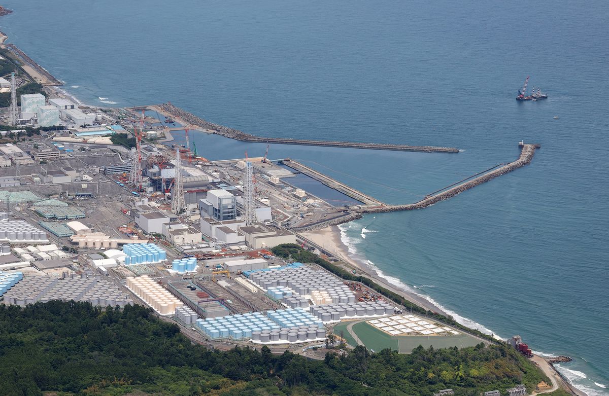 Fukushima No.1 Nuclear Power Plant in Japan