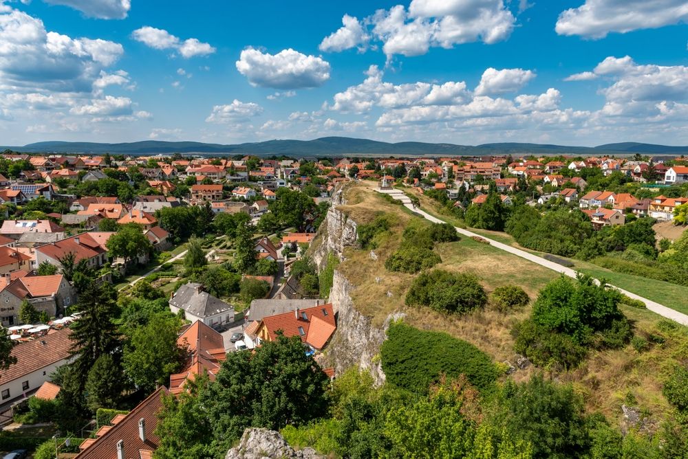 Outer,District,Of,The,Hungarian,City,Of,Veszprém,Near,Lake