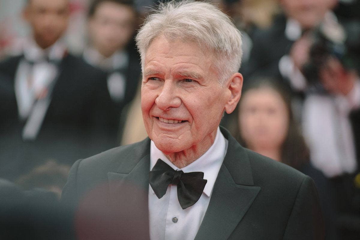 ''Indiana Jones And The Dial Of Destiny'' Red Carpet - The 76th Annual Cannes Film Festival
CANNES, FRANCE - MAY 18: Harrison Ford attends the ''Indiana Jones And The Dial Of Destiny'' red carpet during the 76th annual Cannes film festival at Palais des Festivals on May 18, 2023 in Cannes, France. (Photo by Luca Carlino/NurPhoto) (Photo by Luca Carlino / NurPhoto / NurPhoto via AFP)