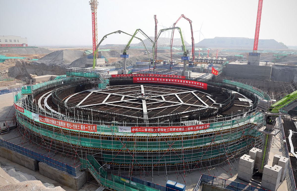 CHINA-RUSSIA-NUCLEAR ENERGY COOPERATION PROJECT-CONSTRUCTION SITE