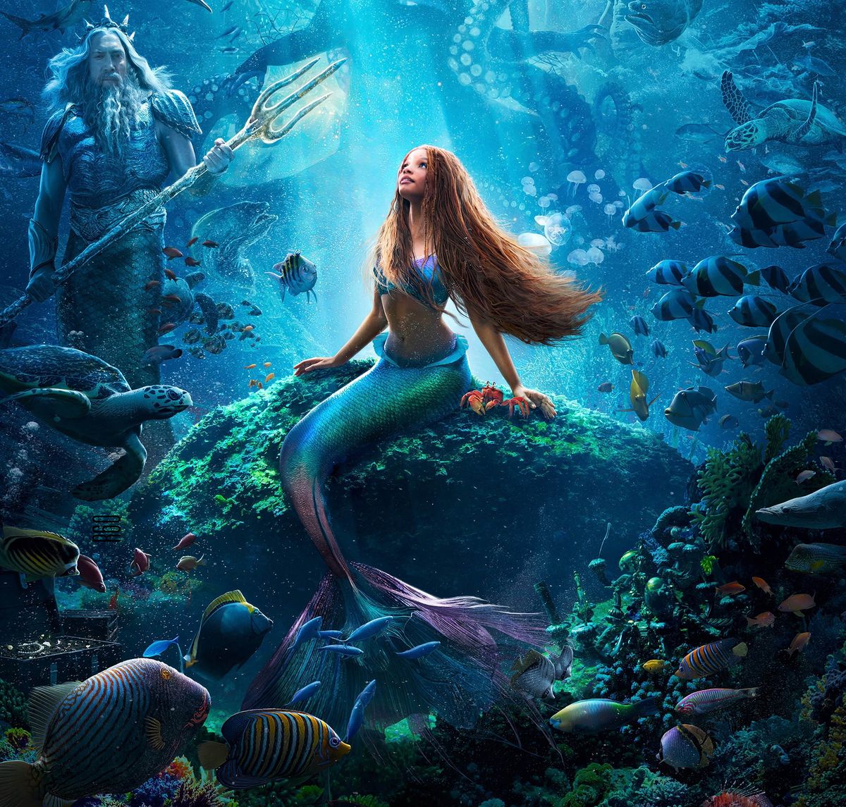 LA PETITE SIRENE - THE LITTLE MERMAID (2023)
LA PETITE SIRENETHE LITTLE MERMAID2023de Rob MarshallJavier BardemMelissa McCarthyHalle BaileyJonah Hauer-King.d'apres une histoire de Hans Christian Andersenbased on a story by Hans Christian Andersenremake de LA PETITE SIRENE de Ron Clements et John Musker 1989remake of THE LITTLE MERMAID by de Ron Clements & John Musker 1989COLLECTION CHRISTOPHEL © Walt Disney Pictures - Lucamar Productions - Marc Platt Productionsvisuel d'affiche (Photo by Walt Disney Pictures - Lucamar P / Collection ChristopheL via AFP)