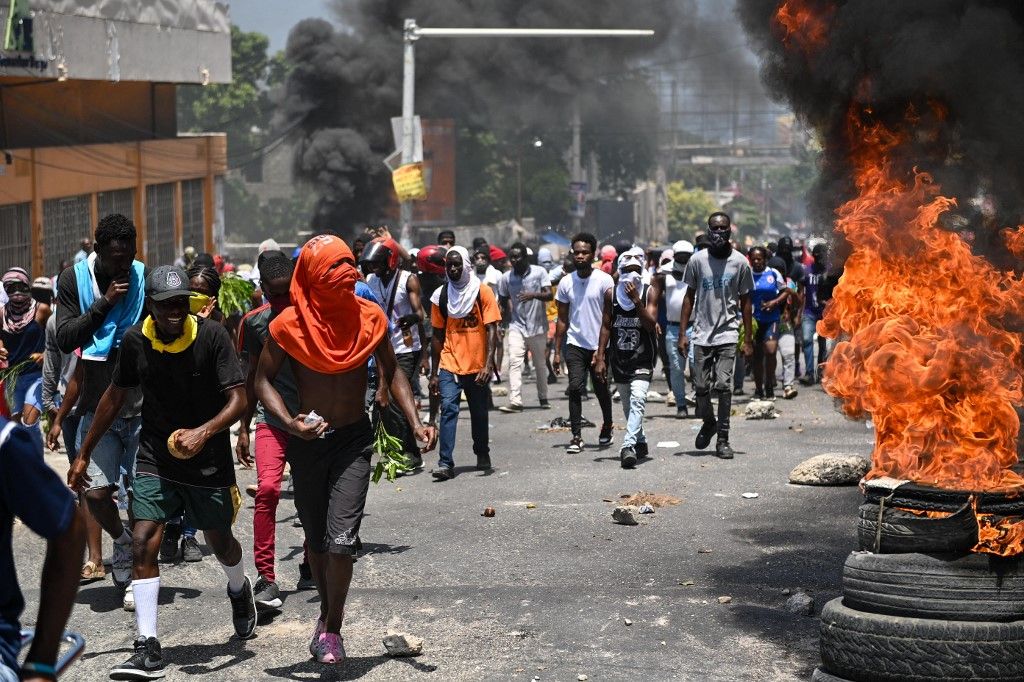Haiti tüntetés tiltakozás
