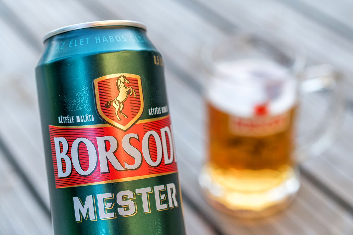 Miskolc,,Hungary,-,23,May,,2018:,New,Beer,Of,Borsodi
MISKOLC, HUNGARY - 23 MAY, 2018: New beer of Borsodi called Mester (Master in Hungarian). Borsodi is one of the most widely consumed beers in Hungary. Borsodi is a subsidiary of Molson Coors