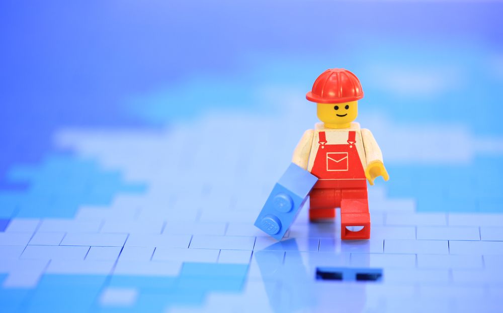 Hong,Kong,,May,2,2019,:,Lego,Mini,Characters,Worker