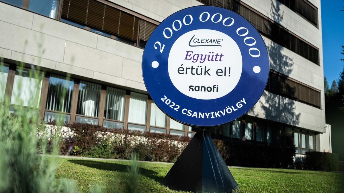 Befejeződött a Sanofi 8 milliárd forintos beruházása Magyarországon