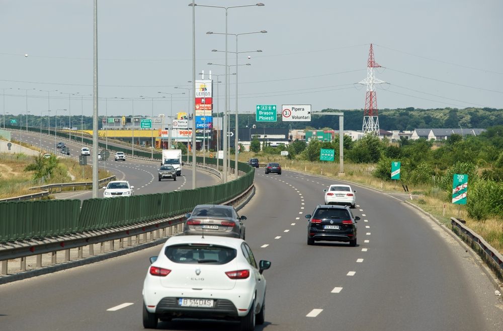 Bucharest,,Romania,-,July,10,,2023:,Traffic,On,The,A3