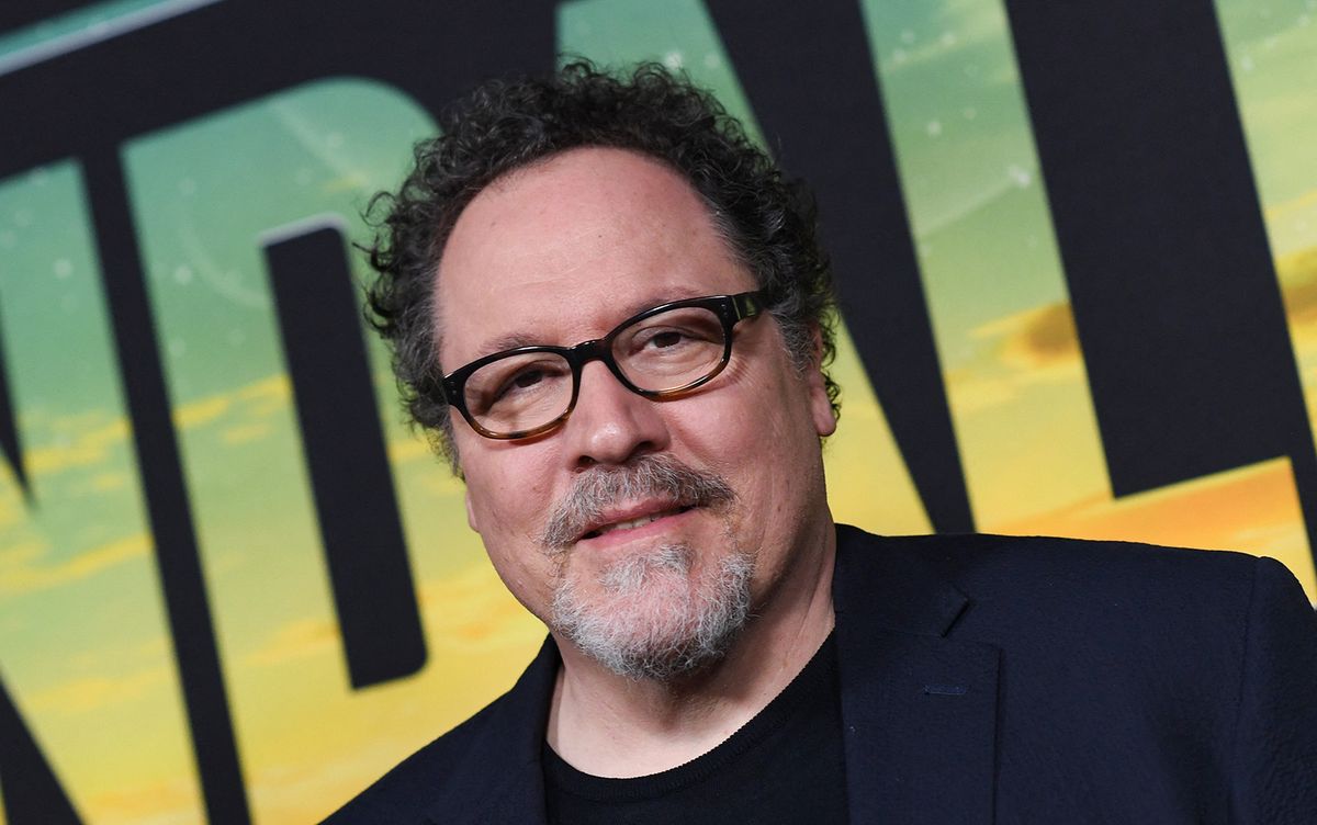 US writer/producer/actor Jon Favreau arrives to a special screening of season three of The Mandalorian at El Capitan Theatre in Hollywood, California, on February 28, 2023. (Photo by VALERIE MACON / AFP)