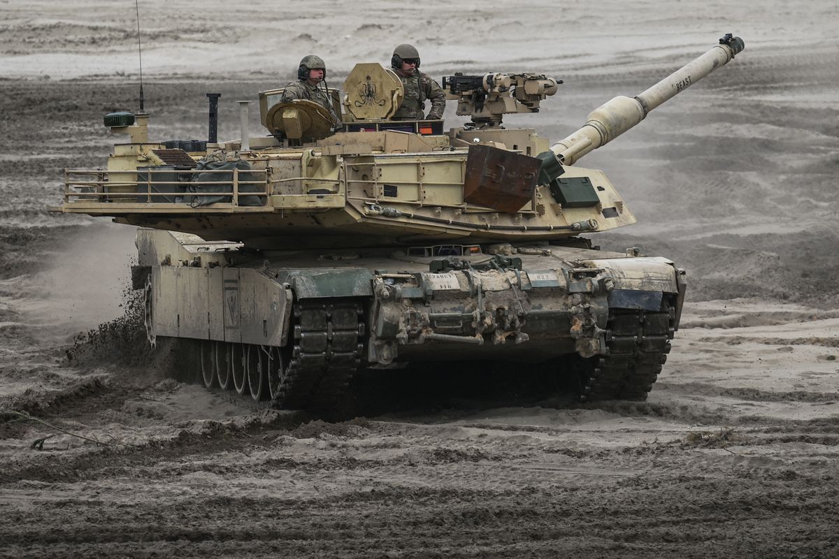 Abrams Tank Training In Nowa Deba