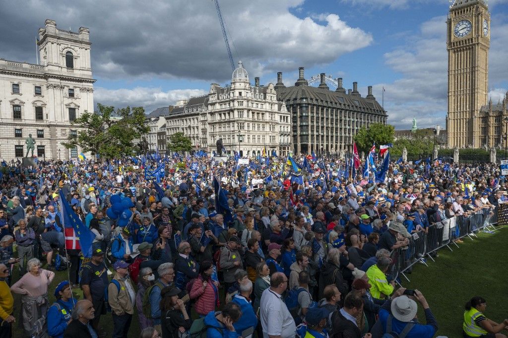 National March to Rejoin the EU in London