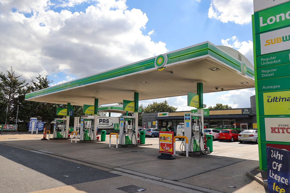 BP Gas Station In London