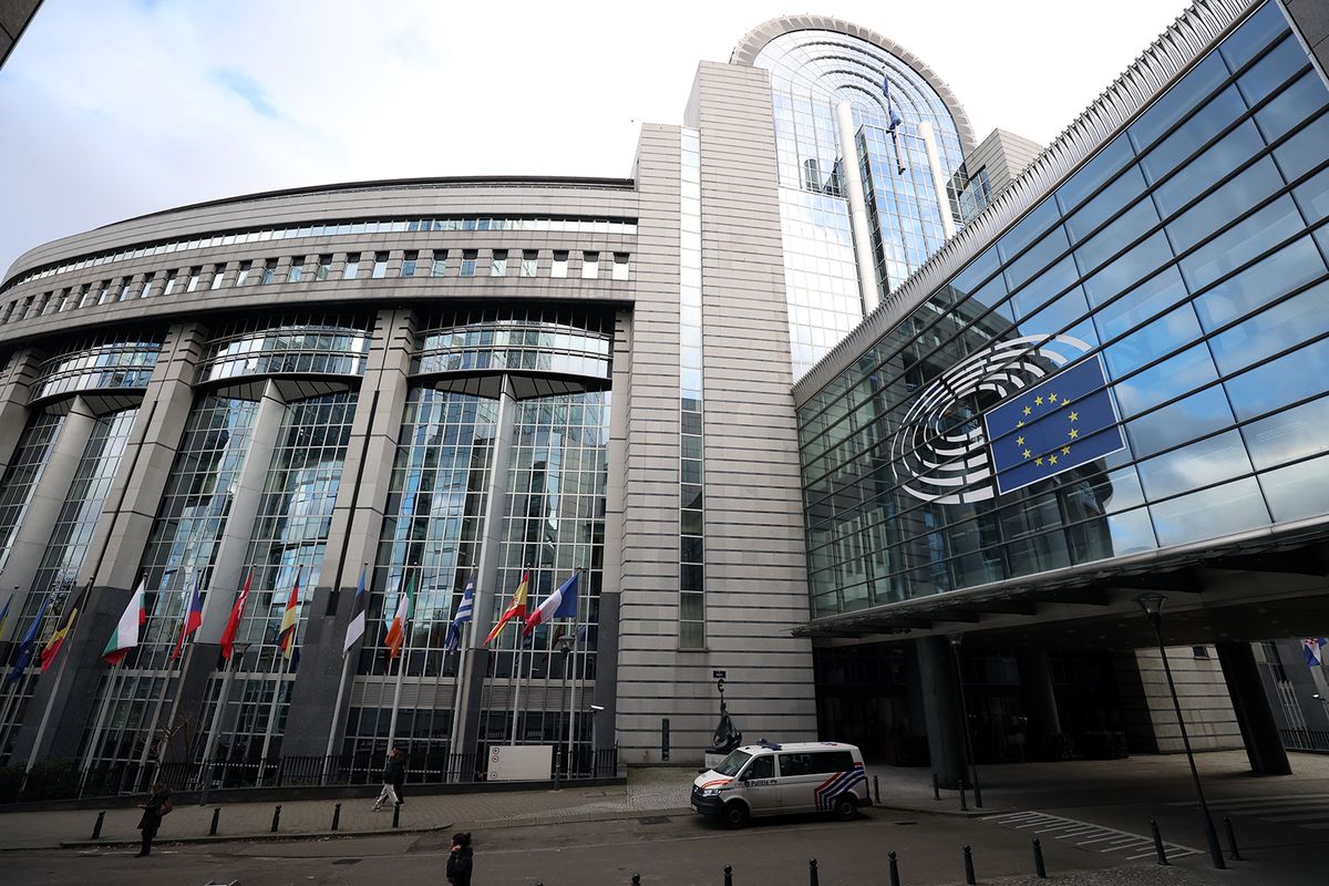 European Parliament Building
BRUSSELS, BELGIUM - JANUARY 08: An exterior view of the European Parliament Building in Brussels, Belgium on January 08, 2022. (Photo by Dursun Aydemir/Anadolu Agency via Getty Images)
