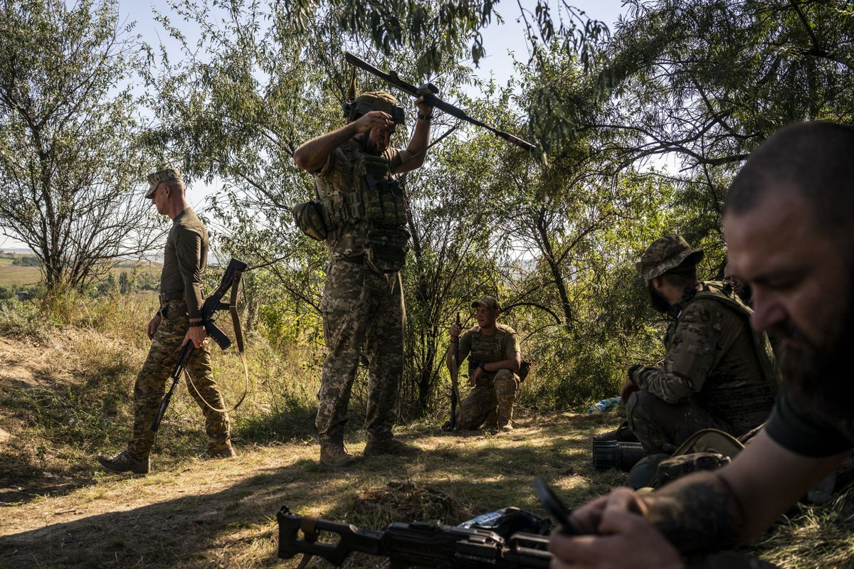 Military training of Ukrainian Army in Donetsk Oblast