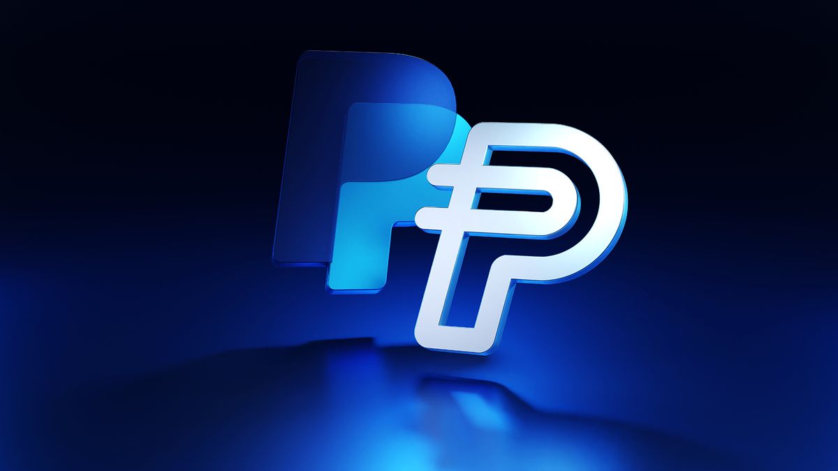 Paypal,Logo,With,Pyusd,Stablecoin,On,Blue,Background.,3d,Render
Paypal logo with PYUSD Stablecoin on blue background. 3D render
