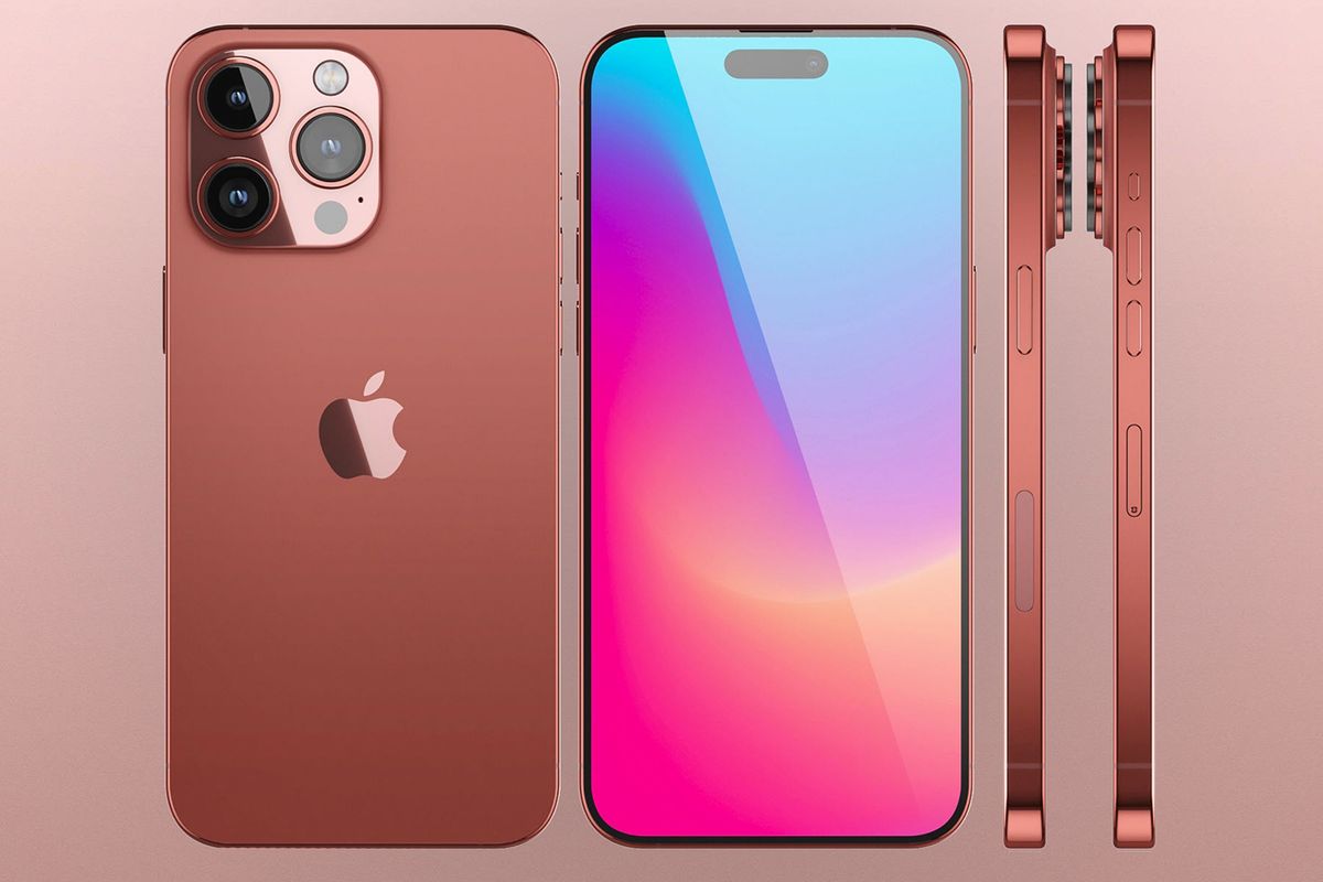 Apple,Iphone,15,Pro,Max:,The,Upcoming,Iphone,Series,Release
Apple IPhone 15 pro max: the upcoming IPhone series release with dynamic island and the iPhone trade mark triple back camera and logo, bronze color. Isolated background 3D Rendered Illustration model.